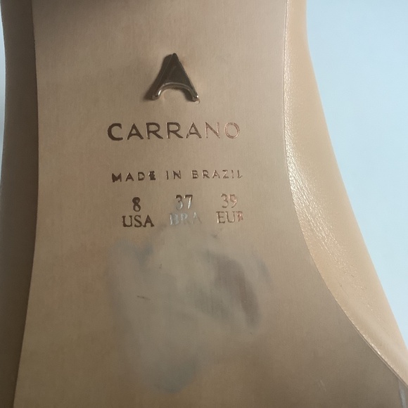 Carrano Open Toe, Tortoise Stacked Heel Sandal, EUC, Size 8.5 - Picture 5 of 14